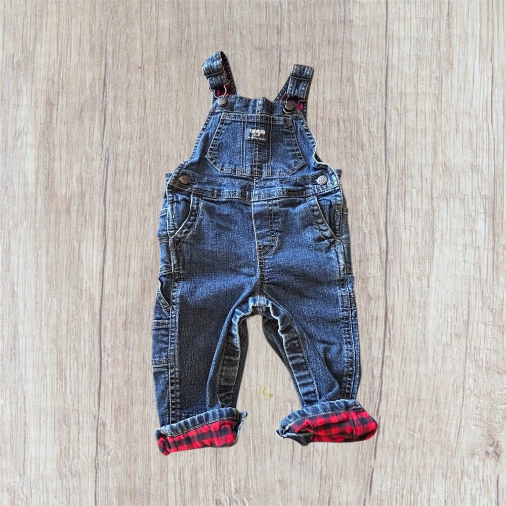 18m Oshkosh Buffalo Check overalls